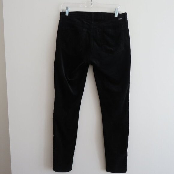 MOTHER The Charmer in My Life As A Snow Bunny Black Velvet Pants - Size 31 - Picture 5 of 14
